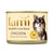 Lumi Beautiful Nutrition Chicken collagen pâté wet dog food can on a white background. Made in New Zealand from 100% New Zealand Chicken, Organs, Broth and Egg White.